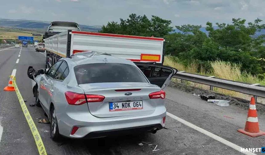 Feci kaza… 1 ölü, 6'sı çocuk 8 yaralı…