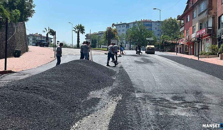 Meydanbaşı'nda asfalt çalışmaları tamamlandı...