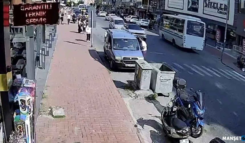 Geri manevrada yayaya çarptı… Yaralı yakını ise!...