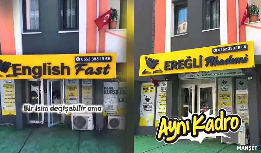 English Fast’in güveniyle.. Ereğli Akademi adıyla…