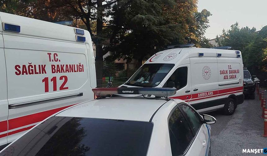 Polis ve sağlık ekiplerine zor anlar yaşattı…