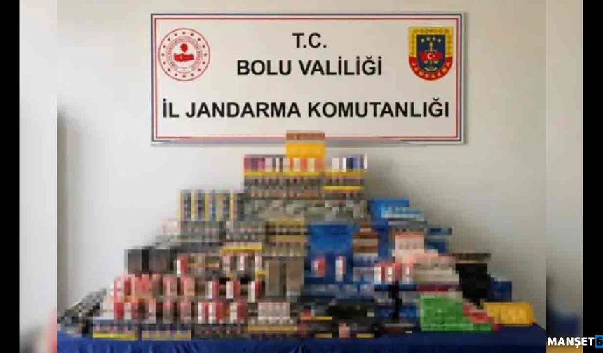 Binlerce paket kaçak sigara ele geçirildi