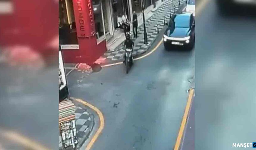 Yağmurdan kaçarken doluya tutuldu…