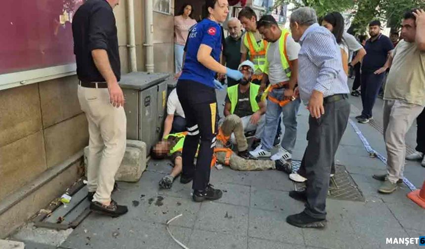 12 metreden düşen çatı ustası ağır yaralandı