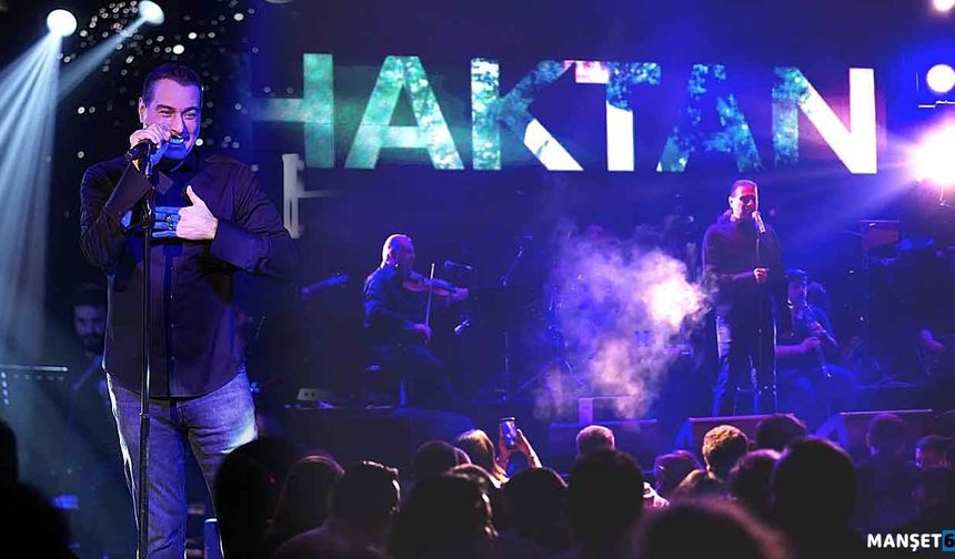 Salon doldu taştı… Haktan unutulmaz gece yaşattı…