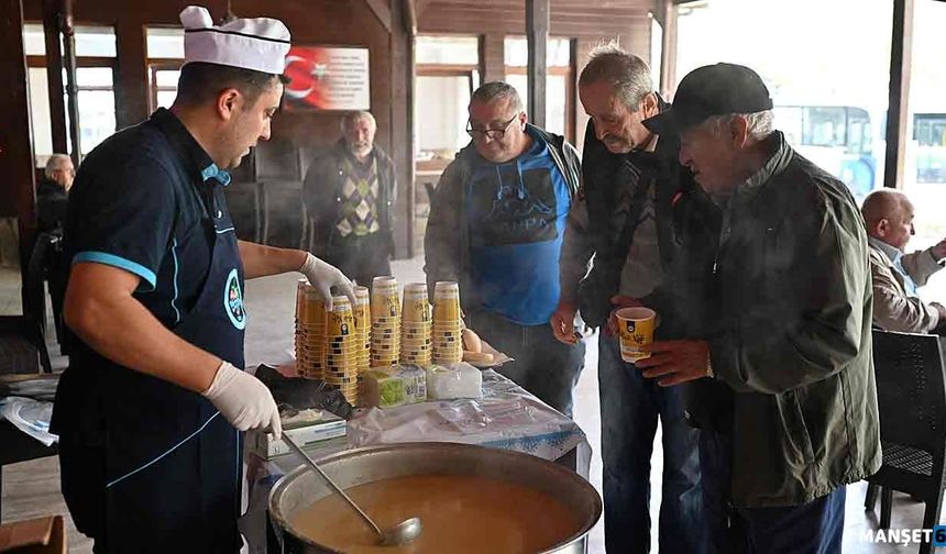 Ereğli Belediyesi’nden iç ısıtan ikram…