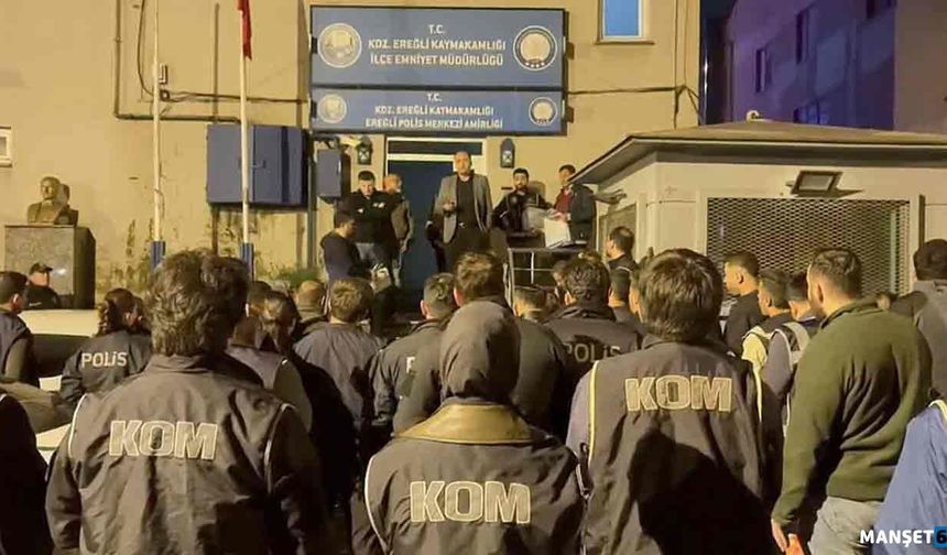 Ereğli’de operasyon… 3 tutuklu…