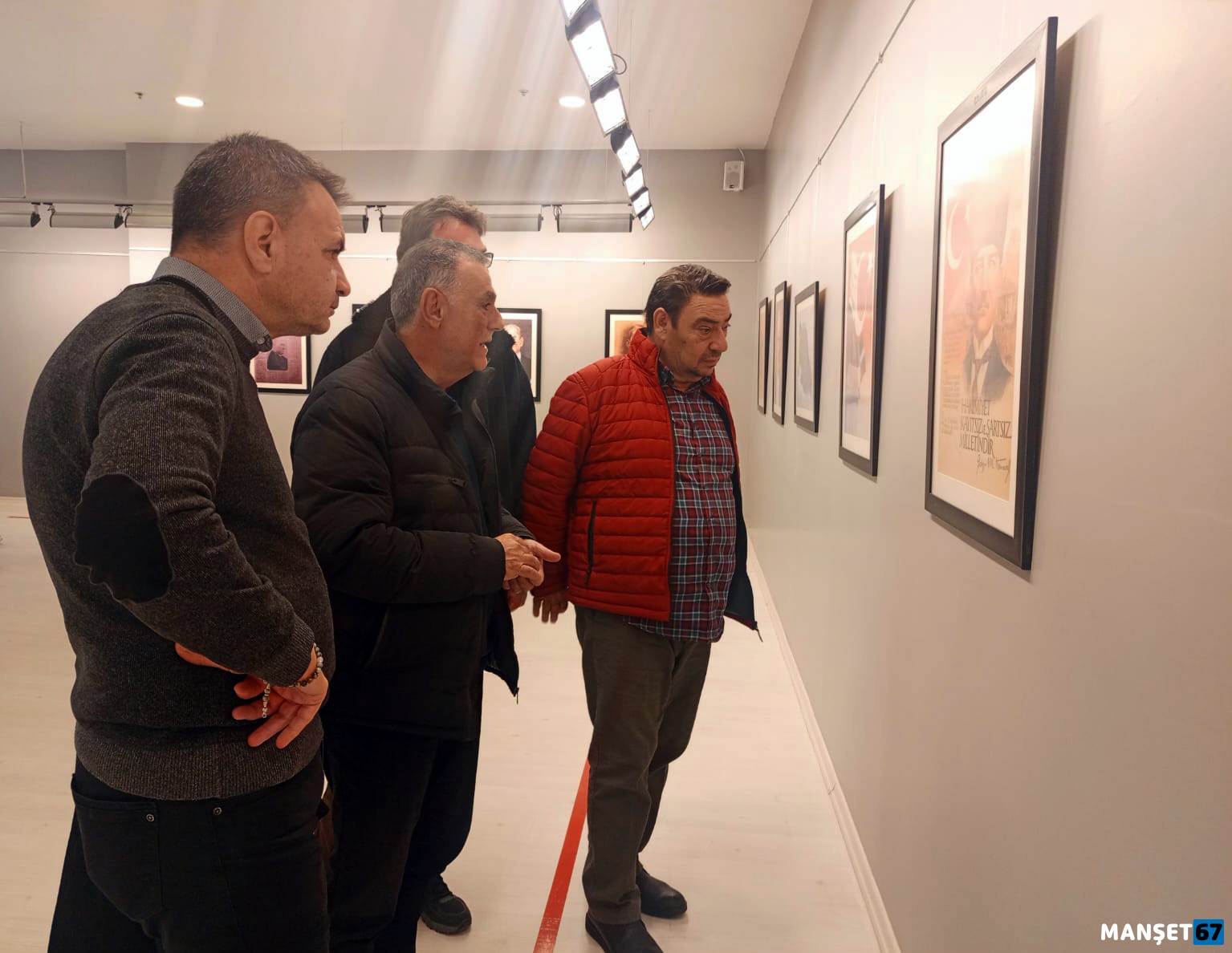 Sanko Sanat Galeri̇si̇’nde Atatürk Portreleri̇ Ve Antep Fotoğraflari Resi̇m Sergi̇si̇ (6)