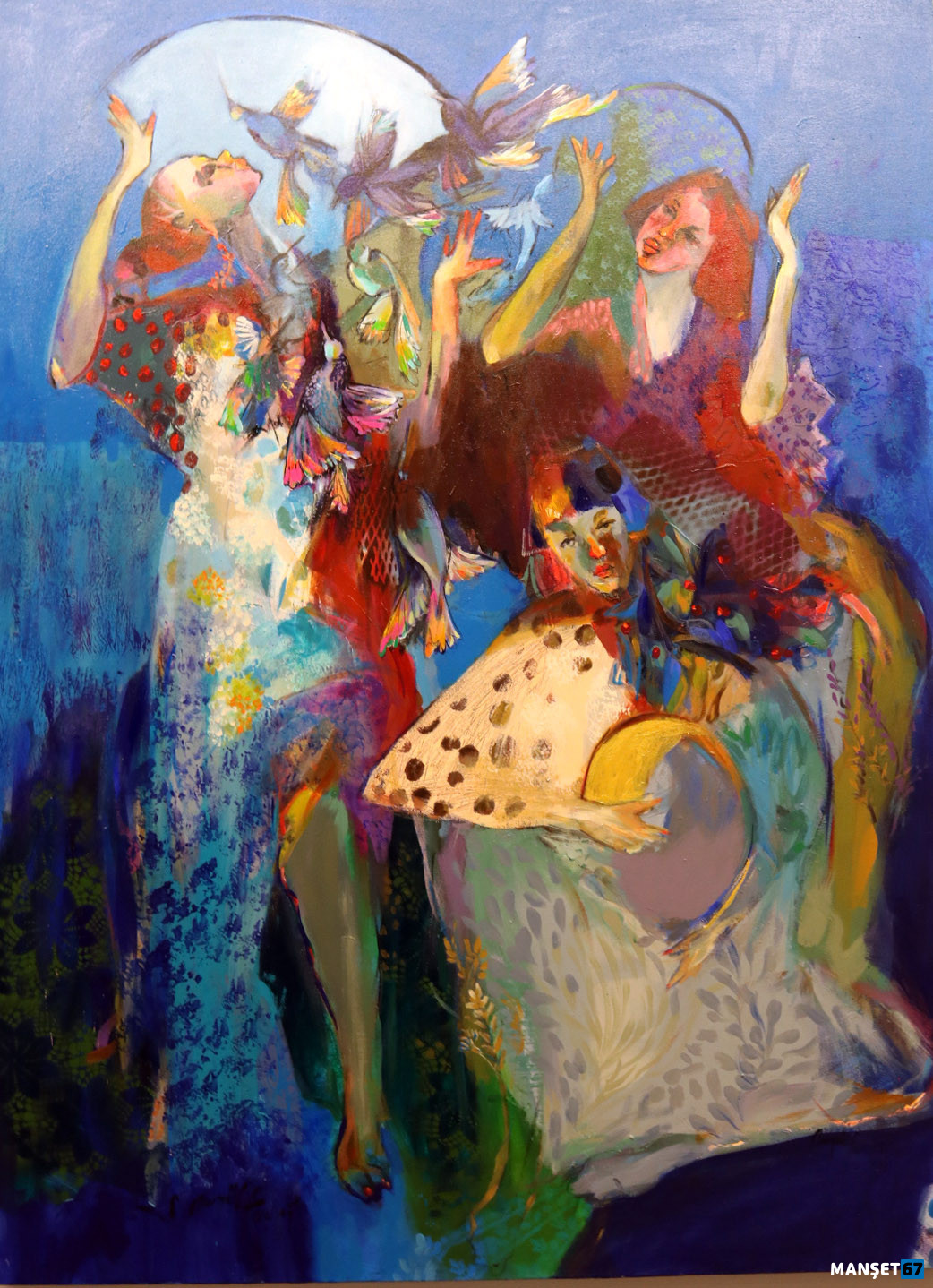 Nurgül Ferahoğlu Sanko Sanat Galeri̇si̇nde Sergi̇ Açti (5)
