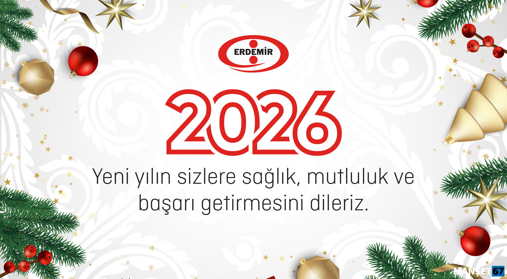 Erdemir Yeni Yıl İlanı 980 X 540 Px