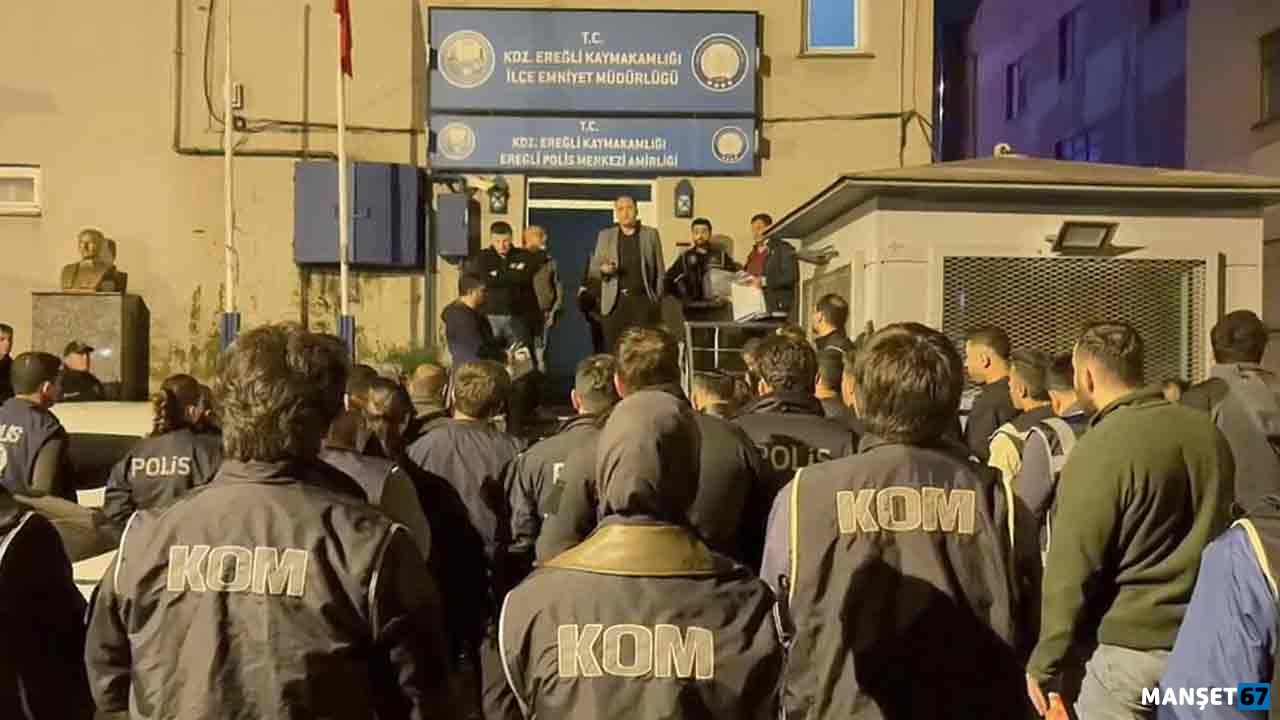 Ereğli’de operasyon… 3 tutuklu…